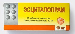 Купить эсциталопрам, таблетки, покрытые пленочной оболочкой 10мг, 28 шт в Заволжье