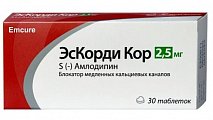 Купить эскорди-кор, таблетки 2,5мг, 30 шт в Заволжье