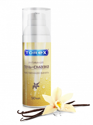 Купить torex (торекс) гель-смазка интимный чувственная ваниль, флакон-дозатор 50мл в Заволжье