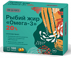 Купить рыбий жир омега-3 bioforte, капсулы 100шт бад в Заволжье