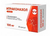 Купить итраконазол, капсулы 100мг, 30 шт в Заволжье