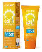 Купить corimo (коримо) крем для чувствительной кожи лица, тела увлажняющий солнцезащитный гиалуроновая кислота spf50+, 50 мл в Заволжье