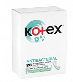Купить котекс (kotex) прокладки ежедневные антибактериальны экстра тонкие, 40 шт в Заволжье
