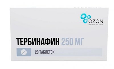 Купить тербинафин, таблетки 250мг, 28 шт в Заволжье