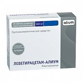 Купить леветирацетам-алиум, таблетки, покрытые пленочной оболочкой 500мг, 30 шт в Заволжье