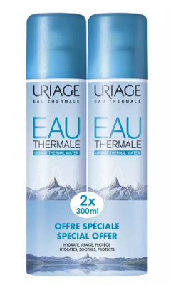 Купить uriage (урьяж) набор: термальная вода аэрозоль 300мл х2шт в Заволжье