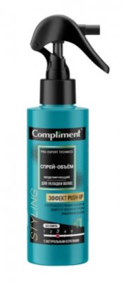 Купить compliment pro-expert technics (комплимент) спрей-объём для укладки волос моделирующий, 200мл в Заволжье
