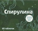 Купить спирулина 500мг, таблетки 60 шт бад в Заволжье