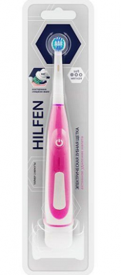 Купить хилфен (hilfen) электрическая зубная щетка детская розовая артикул r2021 в Заволжье