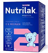 Купить нутрилак премиум 2 (nutrilak premium 2) молочная смесь с 6 месяцев, 600г в Заволжье