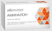 Купить аминалон, таблетки, покрытые пленочной оболочкой 250мг, 100 шт в Заволжье