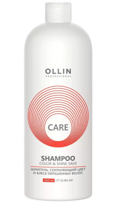 Купить ollin prof care (оллин) шампунь для окрашенных волос сохранение цвета и блеска, 1000мл в Заволжье