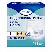 Купить tena proskin pants normal (тена) подгузники-трусы размер l, 10 шт в Заволжье