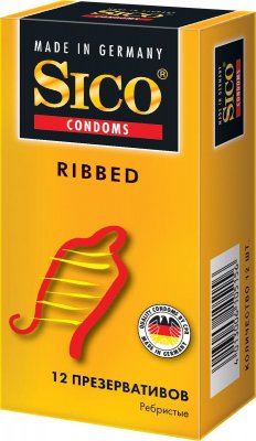 Купить sico (сико) презервативы ribbed ребристые 12шт в Заволжье