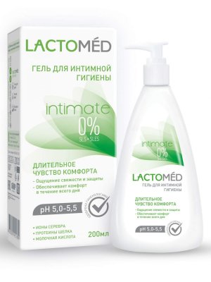 Купить lactomed (лактомед) гель для интимной гигиены чувство комфорта, 200мл в Заволжье