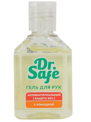 Купить dr safe (доктор сейф) гель для рук антибакетиальный бисаболол с ромашкой, 60мл в Заволжье