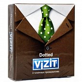 Купить vizit (визит) презервативы dotted точечные 3шт в Заволжье