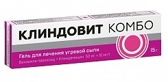 Купить клиндовит комбо, гель для наружного применения 50мг+10мг/г 15г в Заволжье