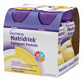 Купить nutridrink (нутридринк) компакт протеин со вкусом банана 125мл, 4 шт в Заволжье