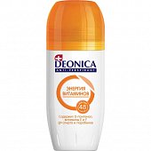 Купить deonica (деоника) дезодорант антиперспирант энергия витаминов ролик 50 мл в Заволжье