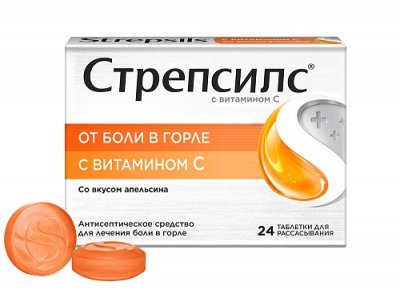 Купить стрепсилс с витамином c, таблетки для рассасывания, 24 шт в Заволжье