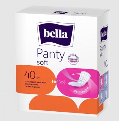 Купить bella (белла) прокладки panty soft белая линия 40 шт в Заволжье