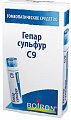 Купить гепар сульфур с9, гомеопатический монокомпонентный препарат минерально-химического происхождения, гранулы гомеопатические 4 гр  в Заволжье