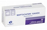 Миртазапин-Канон, таблетки, покрытые пленочной оболочкой 30мг, 30 шт