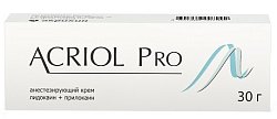 Купить акриол про, крем для местного и наружного применения 2,5%+2,5%, туба 30г в Заволжье