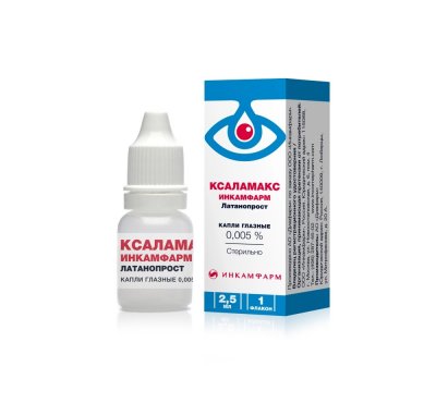 Купить ксаламакс инкамфарм, капли глазные 0,005%, флакон 2,5мл в Заволжье