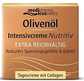Купить медифарма косметик (medipharma cosmetics) olivenol крем для лица ночной интенсив питательный, 50мл в Заволжье