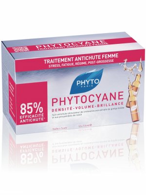 Купить фитосолба фитоциан (phytosolba phytocyane) средство против выпадения волос ампулы 7,5мл х12 шт в Заволжье