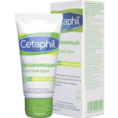 Купить cetaphil (сетафил) крем увлажняющий защитный, 50мл в Заволжье
