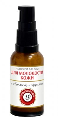 Купить zdravoderm (здраводерм) сыворотка для лица для молодости кожи с осветляющим эффектом, 30 мл в Заволжье