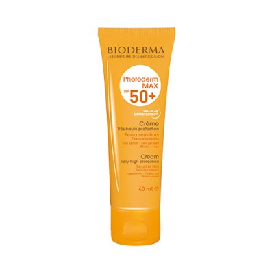 Купить bioderma photoderm max (биодерма фотодерм) крем для лица солнцезащитный 40мл spf50+ в Заволжье