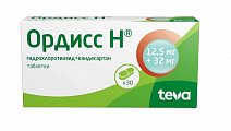 Купить ордисс н, таблетки 12,5 мг+32 мг, 30 шт в Заволжье
