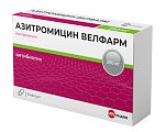 Купить азитромицин-велфарм, капсулы 250мг, 6шт в Заволжье