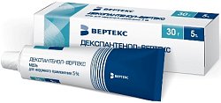 Купить декспантенол-вертекс, мазь для наружного применения 5%, 30г в Заволжье