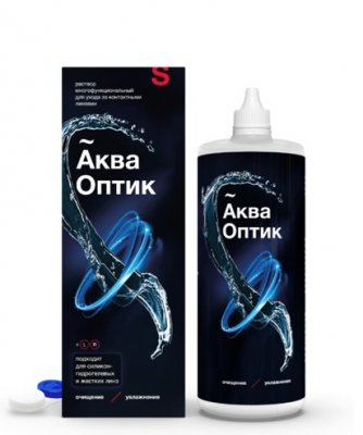Купить раствор для контактных линз акваоптик фл 450мл  в Заволжье