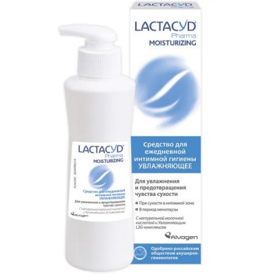 Купить lactacyd pharma (лактацид фарма) средство для интимной гигиены увлажняющее 250 мл в Заволжье