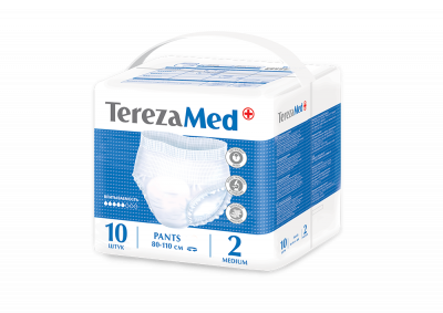 Купить terezamed (терезамед), трусы подгузники для взрослых medium, размер 2 10 шт в Заволжье