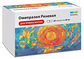 Купить омепразол реневал, капсулы кишечнорастворимые 20мг, 60 шт в Заволжье