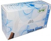Купить перчатки смотровые sfm латексные нестерильные опудренные m n50 пар/натуральный в Заволжье