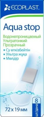Купить ecoplast aqua stop mini набор водостойких пластырей, 8 шт в Заволжье