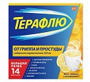 Купить терафлю от гриппа и простуды, порошок для приготовления раствора для приема внутрь, лимонный, пакетики 22,1г, 14 шт в Заволжье