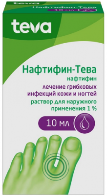 Купить нафтифин-тева, раствор для наружного применения 1%, 10 мл в Заволжье