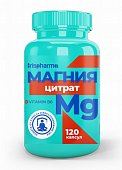 Купить ирисфарма (irispharma) магния цитрат с витамином в6, капсулы 120 шт бад в Заволжье