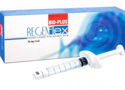 Купить regenflex bio-plus (регенфлекс био-плюс) протез синовиальной жидкости, 2.5%, 75мг/3 мл, раствор для внутрисуставного введения, шприц 3 мл, 1 шт. в Заволжье