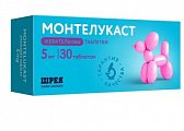 Купить монтелукаст, таблетки жевательные 5мг, 30 шт в Заволжье