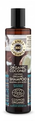 Купить planeta organica (планета органика) organic coconut шампунь для волос, 280мл в Заволжье